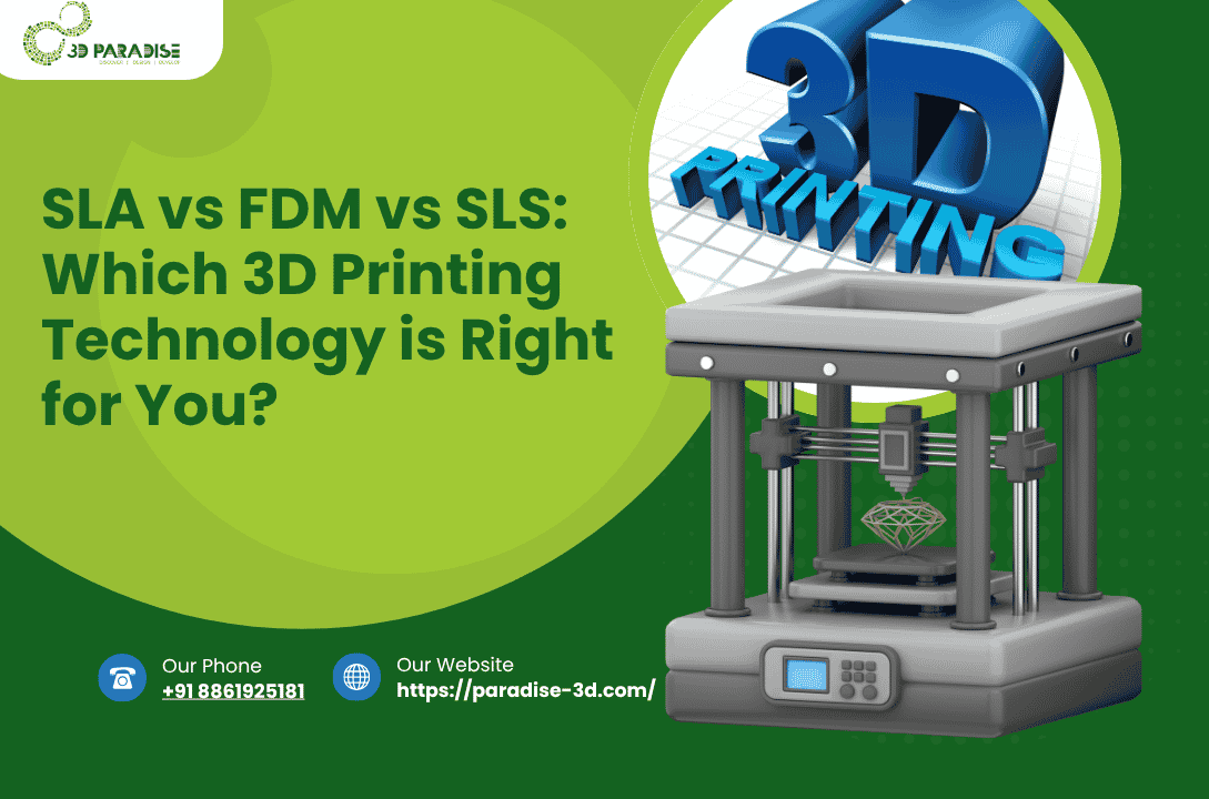 SLA vs FDM vs SLS