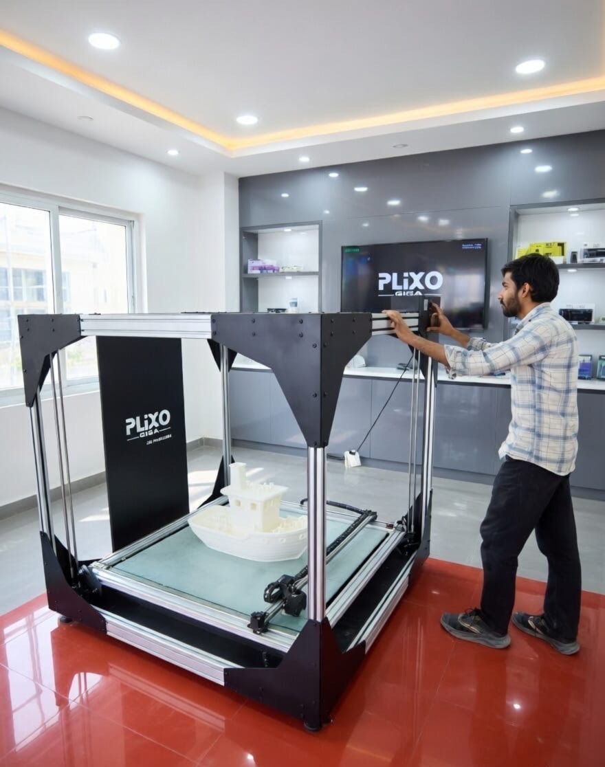 Our New 1-Meter Industrial Plixo 3D Printer