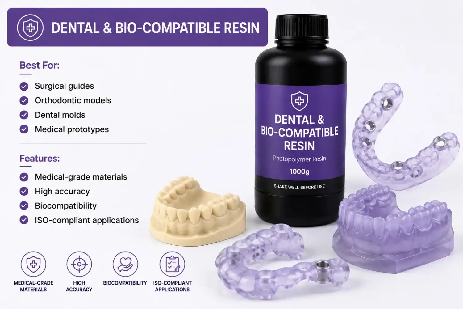 Dental & Bio-Compatible Resin