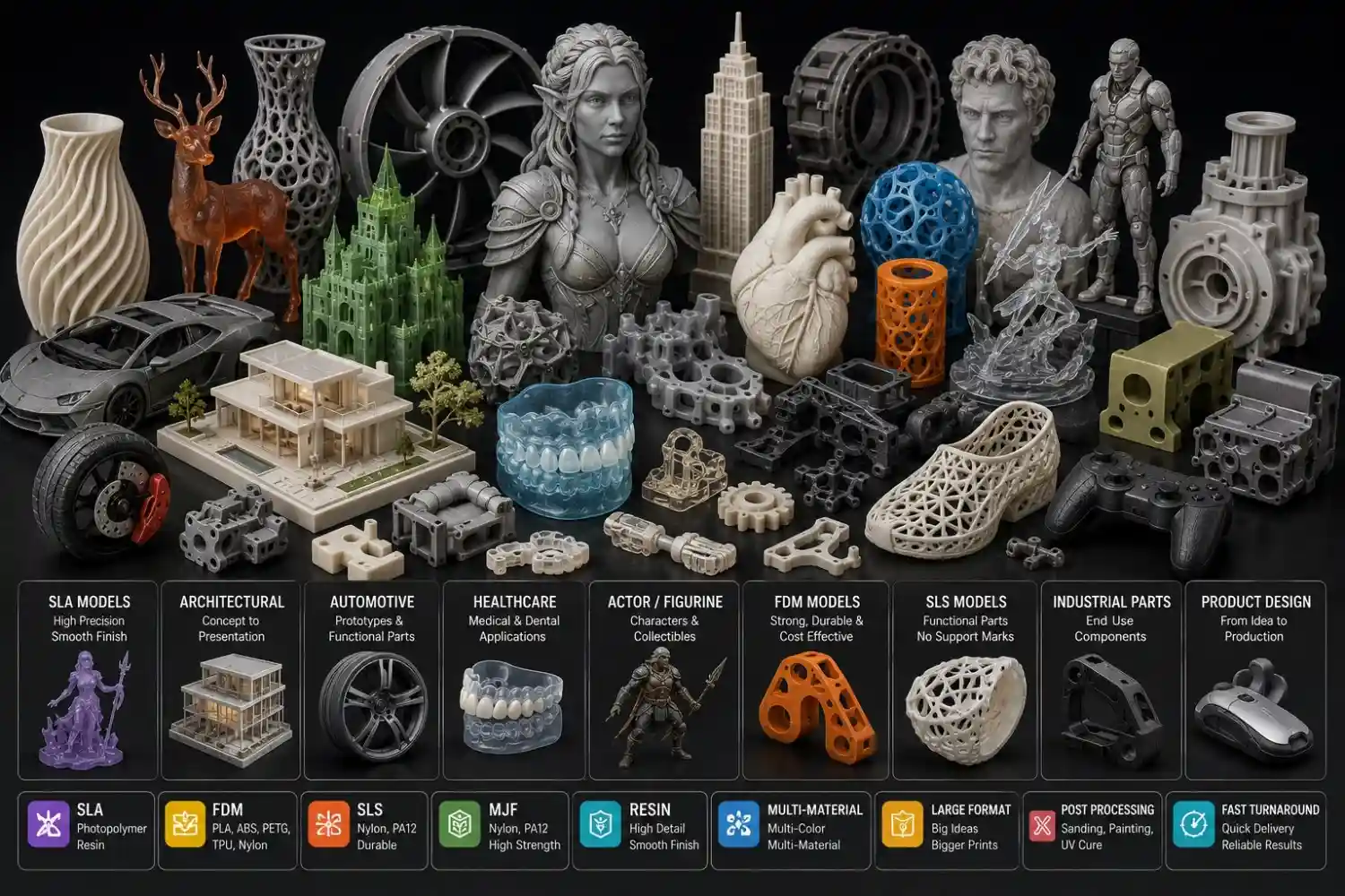 SLA 3D Printing Services