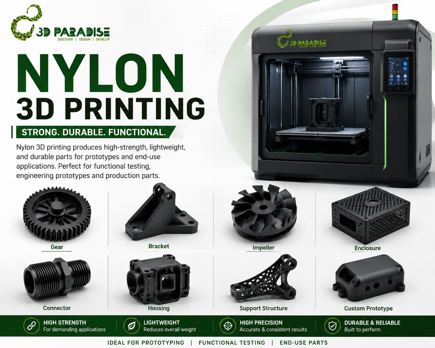 Nylon 3D Printing Service in Delhi