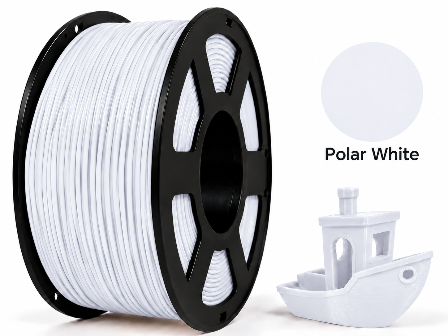 ABS Filament - Polar White
